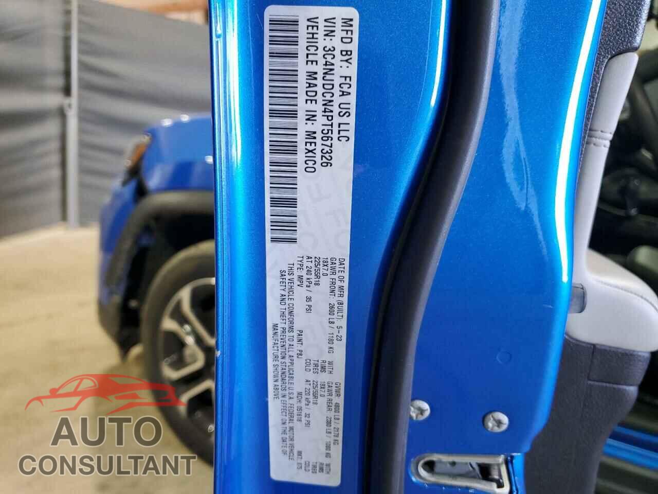 JEEP COMPASS 2023 - 3C4NJDCN4PT567326