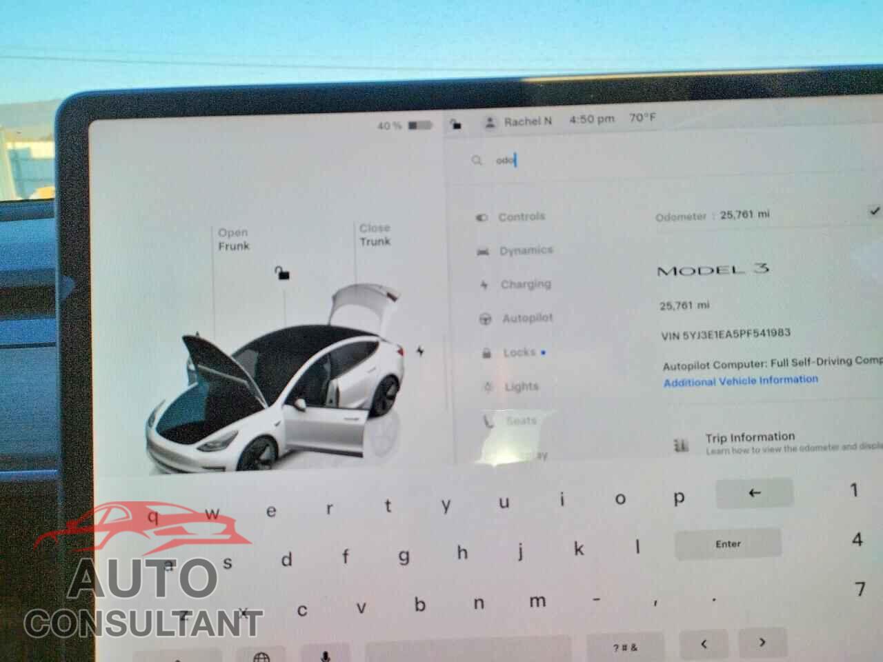 TESLA MODEL 3 2023 - 5YJ3E1EA5PF541983