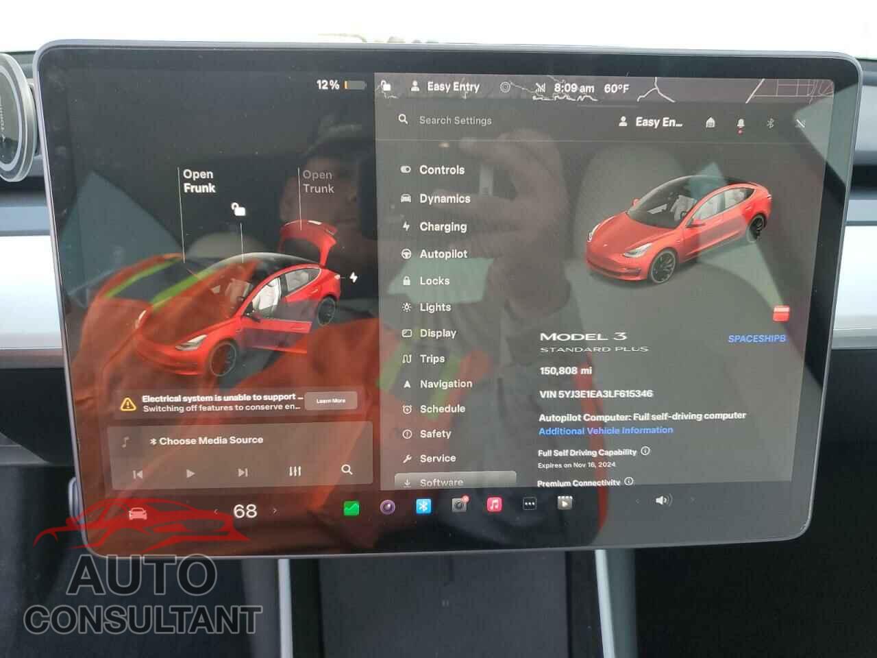 TESLA MODEL 3 2020 - 5YJ3E1EA3LF615346