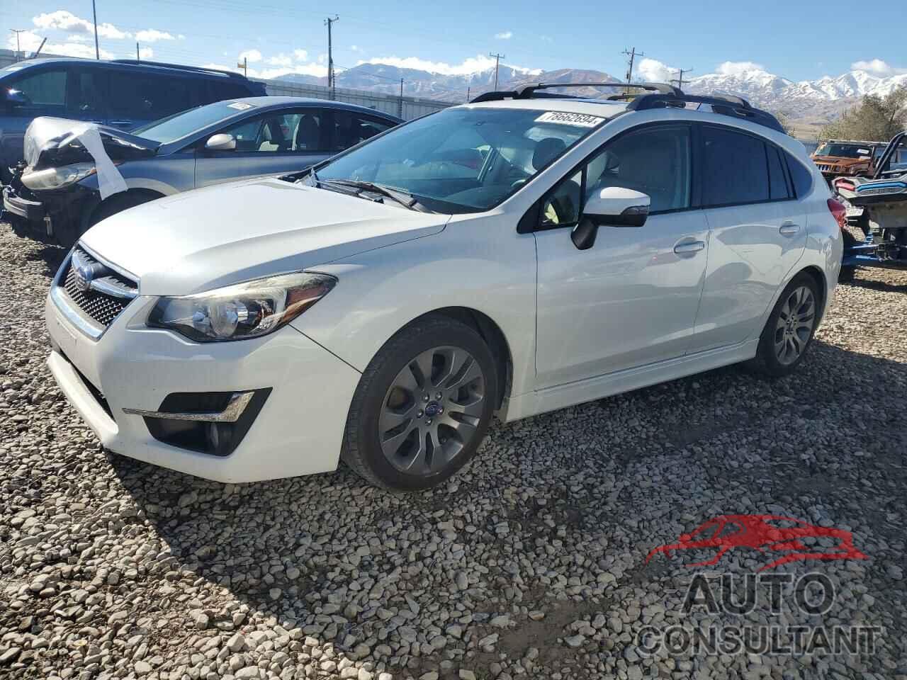 SUBARU IMPREZA 2016 - JF1GPAP63G8225718