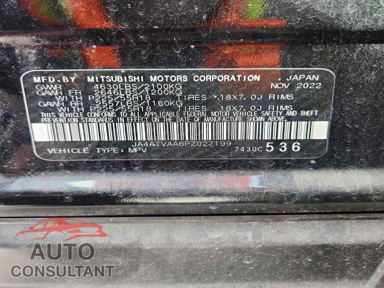 MITSUBISHI ECLIPSE 2023 - JA4ATVAA6PZ027199