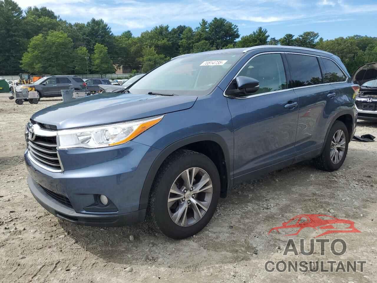 TOYOTA HIGHLANDER 2015 - 5TDJKRFH3FS122499