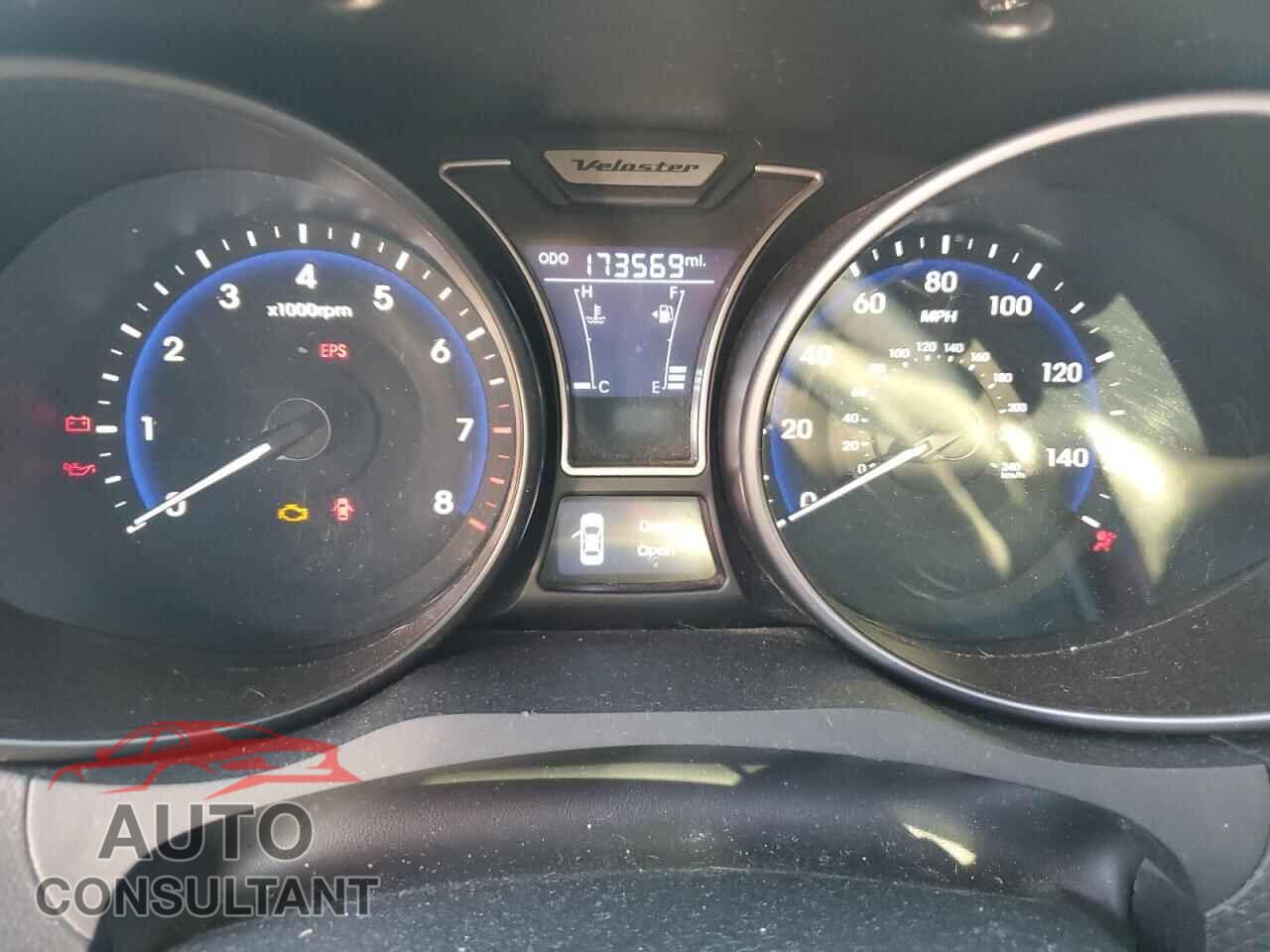 HYUNDAI VELOSTER 2013 - KMHTC6AE4DU126437