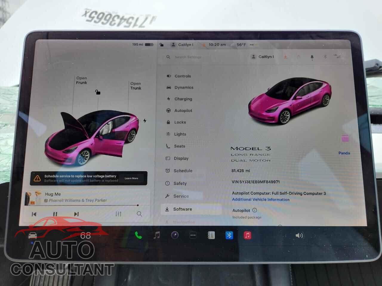 TESLA MODEL 3 2021 - 5YJ3E1EB9MF849971