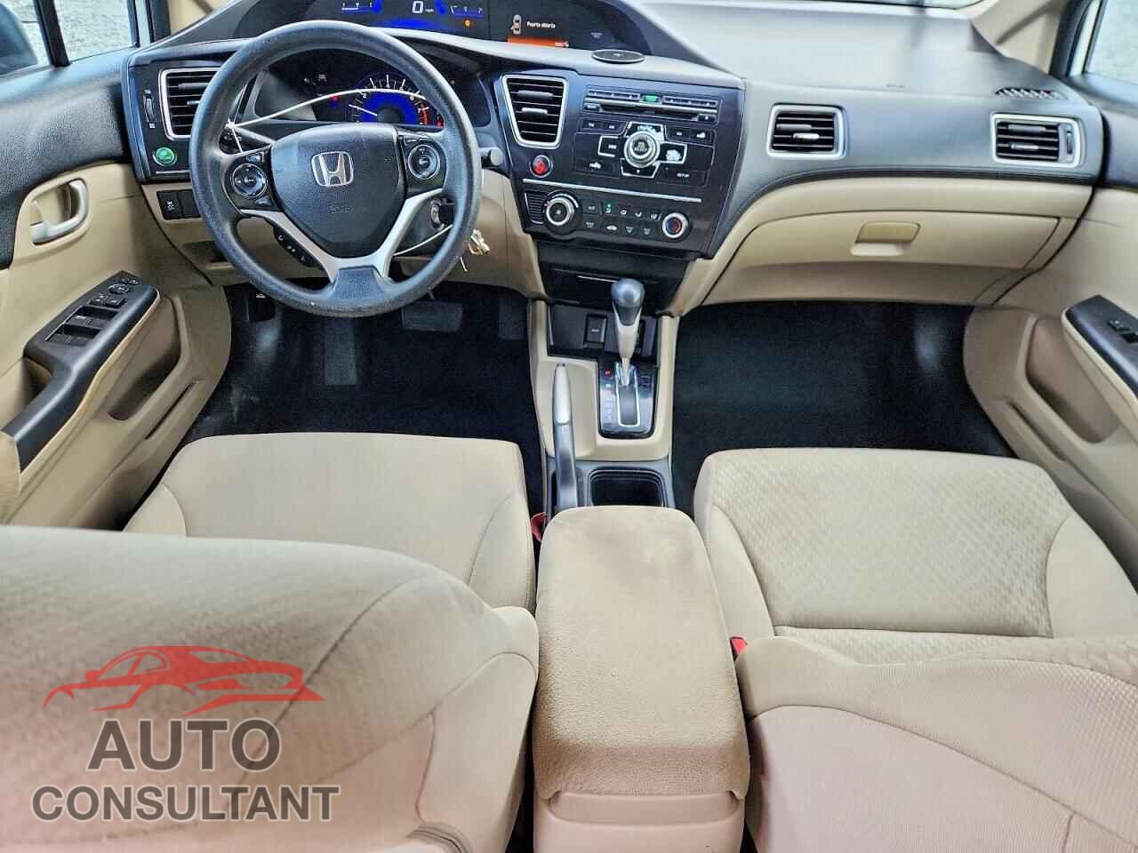 HONDA CIVIC 2013 - 19XFB2F56DE085457