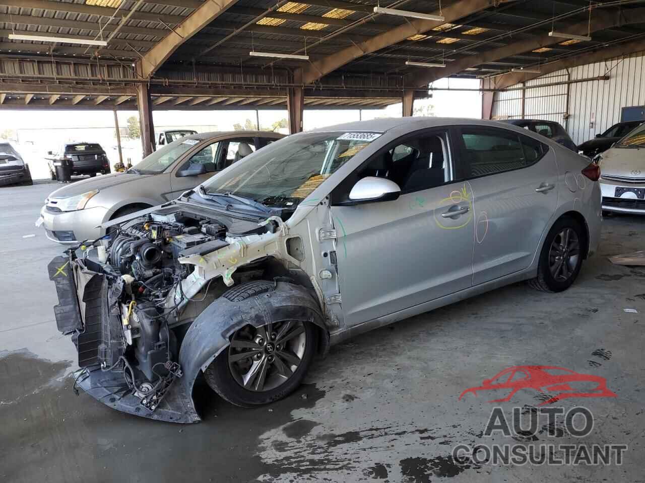 HYUNDAI ELANTRA 2018 - KMHD84LF7JU508361