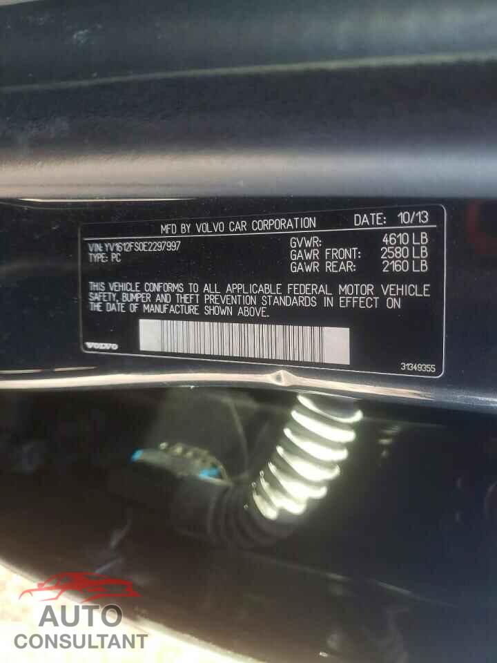 VOLVO S60 2014 - YV1612FS0E2297997