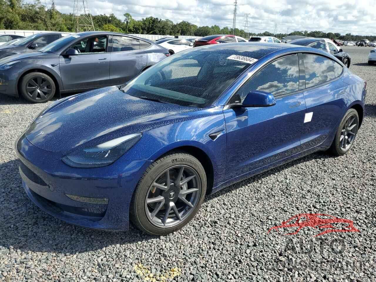 TESLA MODEL 3 2022 - 5YJ3E1EB7NF103357