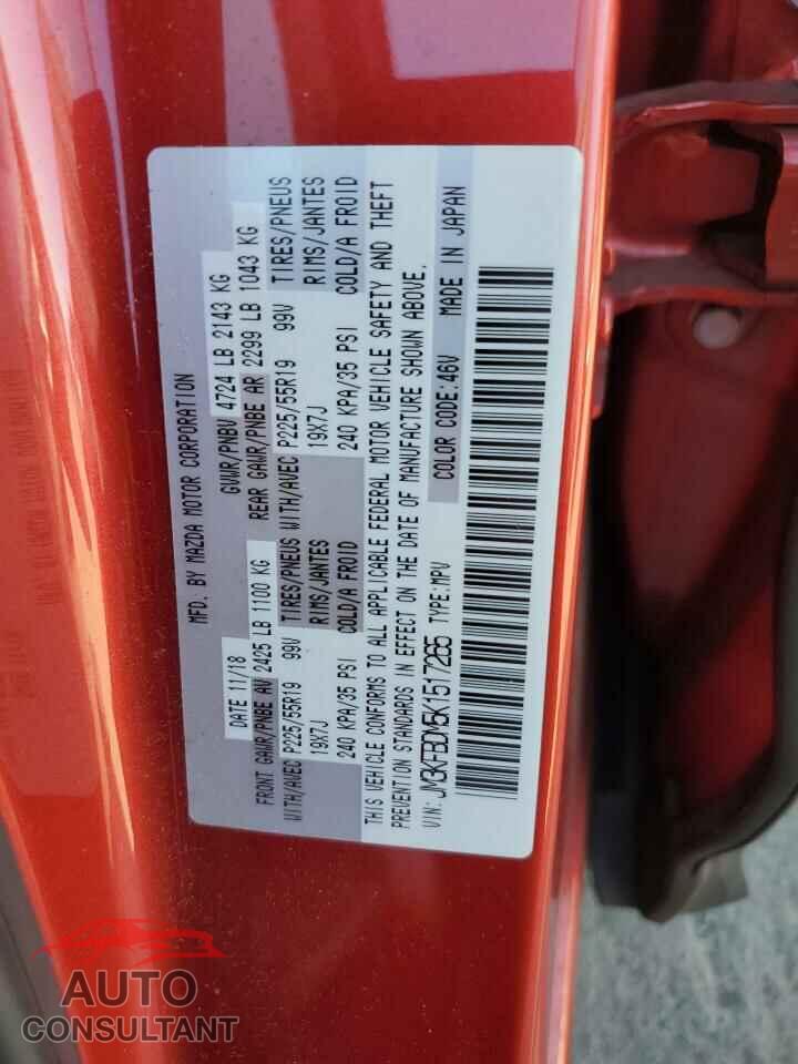 MAZDA CX-5 2019 - JM3KFBDM5K1517265