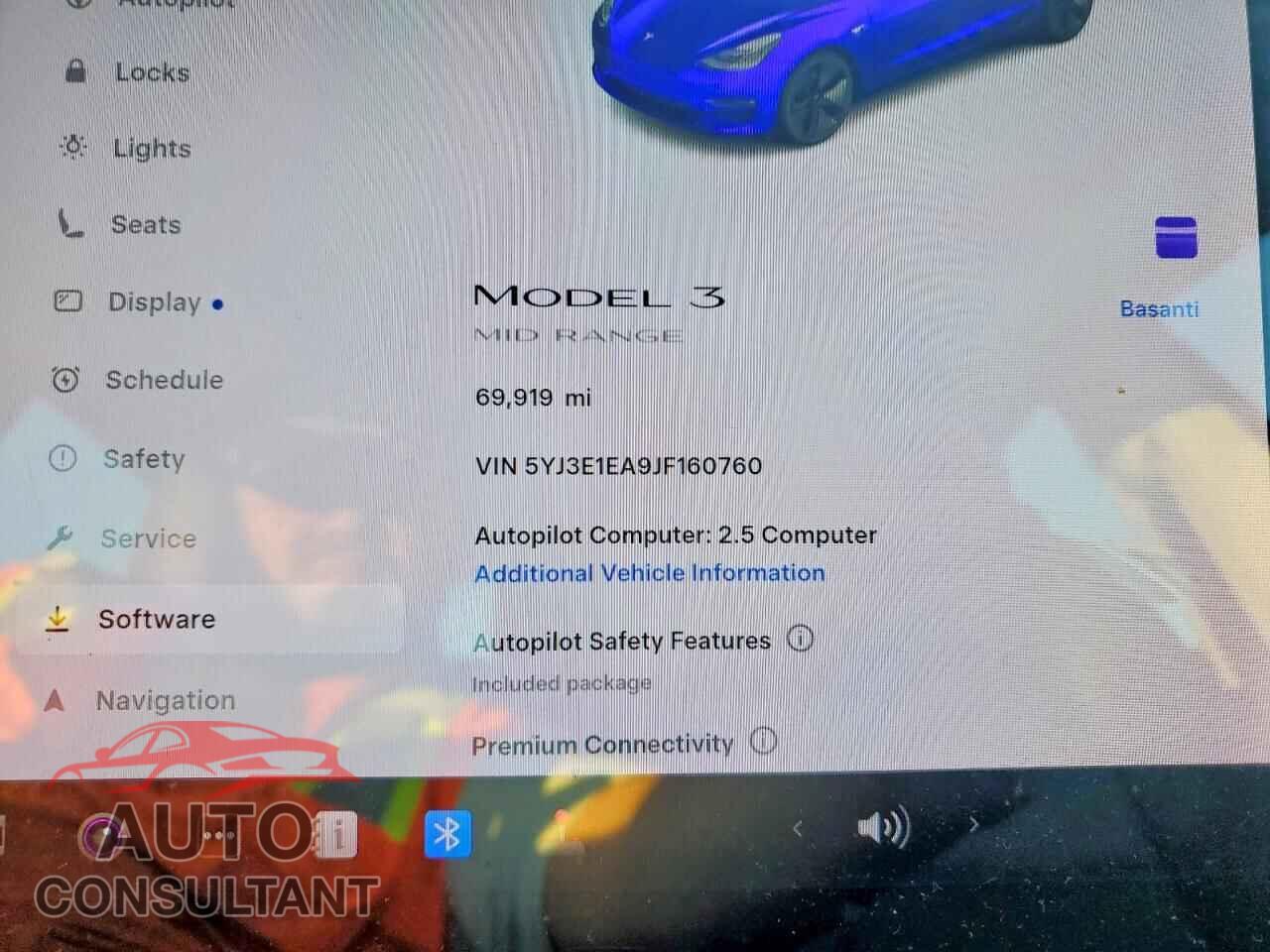 TESLA MODEL 3 2018 - 5YJ3E1EA9JF160760