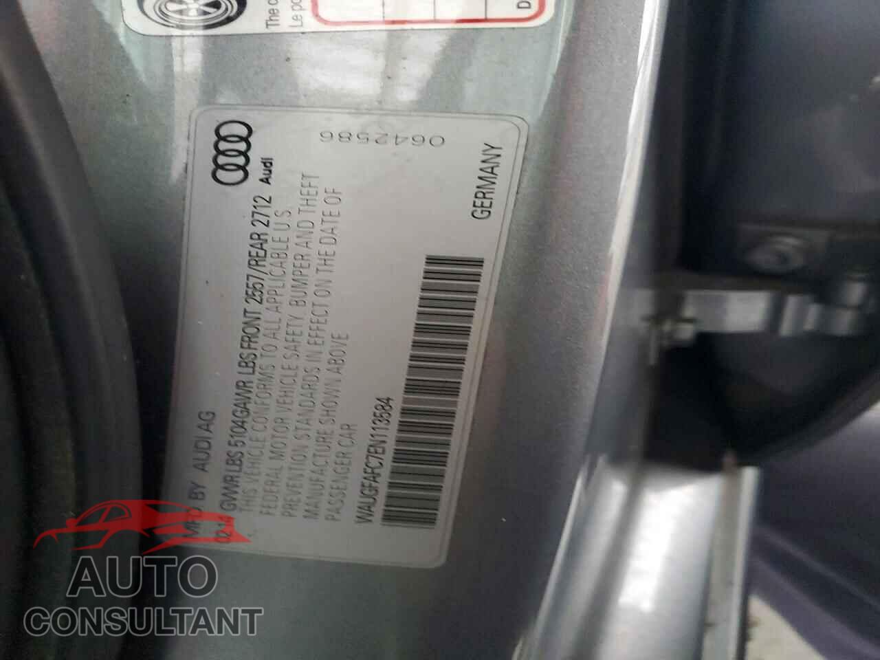 AUDI A6 2014 - WAUGFAFC7EN113584