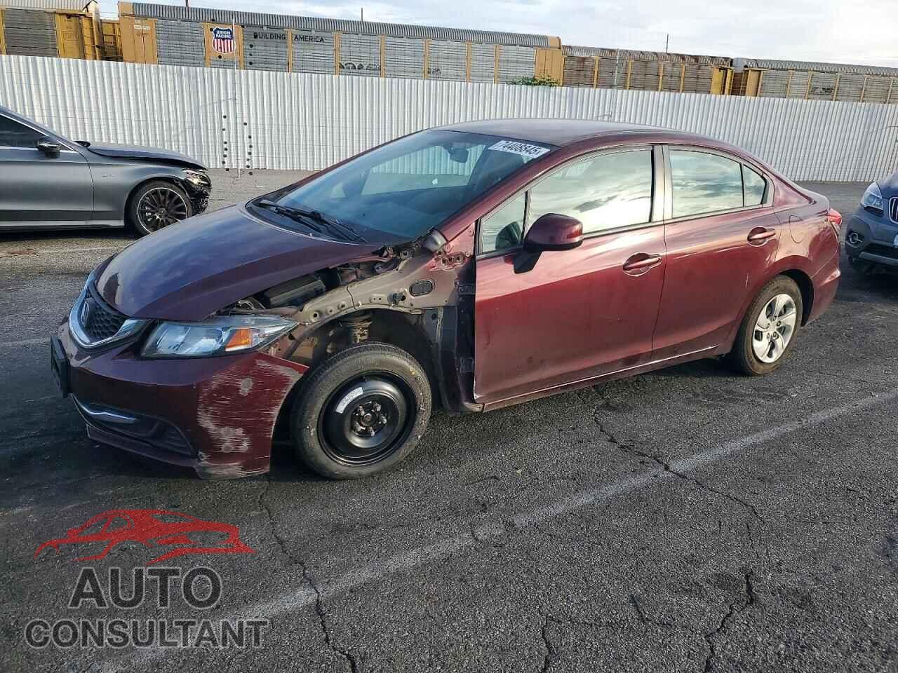 HONDA CIVIC 2013 - 19XFB2F5XDE242245