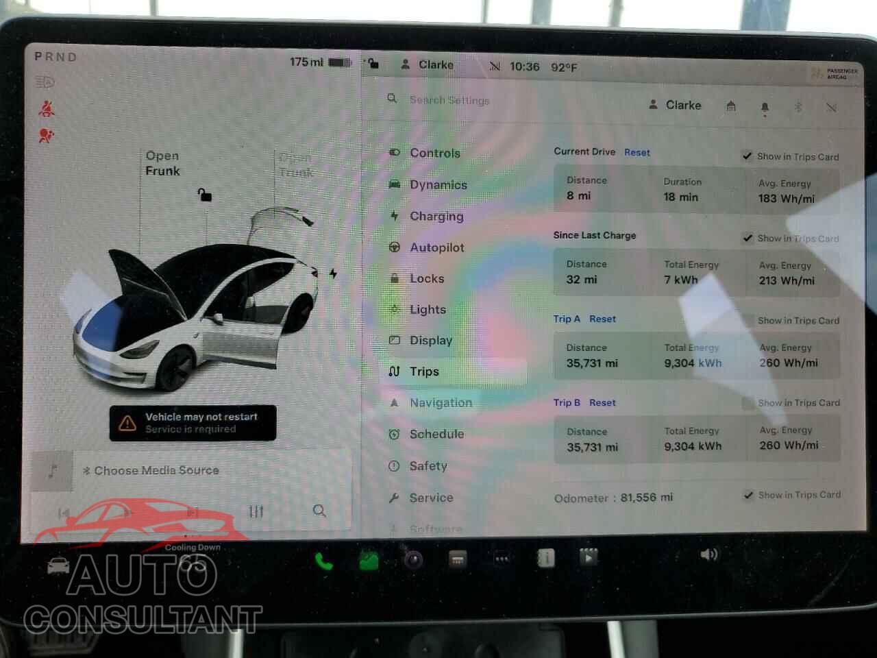 TESLA MODEL 3 2019 - 5YJ3E1EB1KF387967