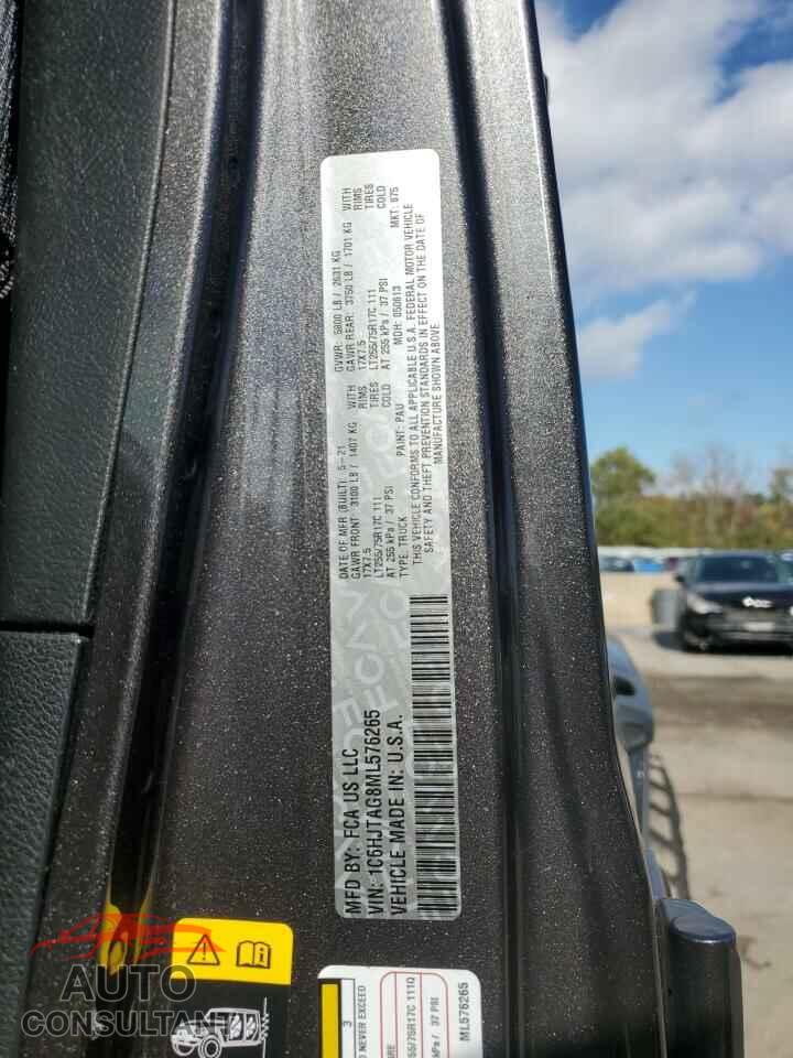 JEEP GLADIATOR 2021 - 1C6HJTAG8ML576265