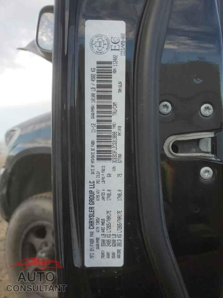 DODGE RAM 3500 2012 - 3C63D3FL2CG313899