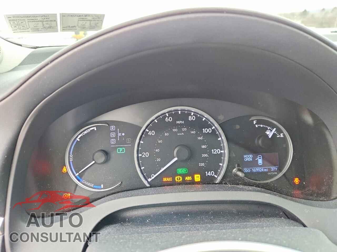 LEXUS CT 200 2013 - JTHKD5BH7D2170927