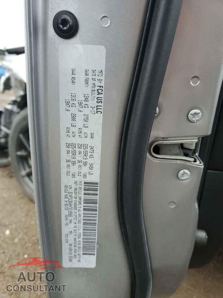 DODGE JOURNEY 2017 - 3C4PDCBG0HT619565