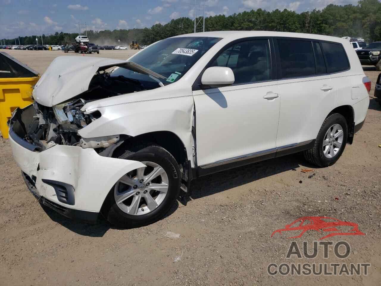 TOYOTA HIGHLANDER 2013 - 5TDZK3EH1DS110141