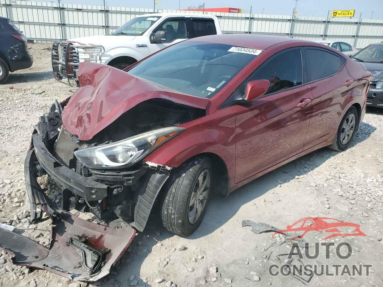 HYUNDAI ELANTRA 2016 - 5NPDH4AE6GH665302