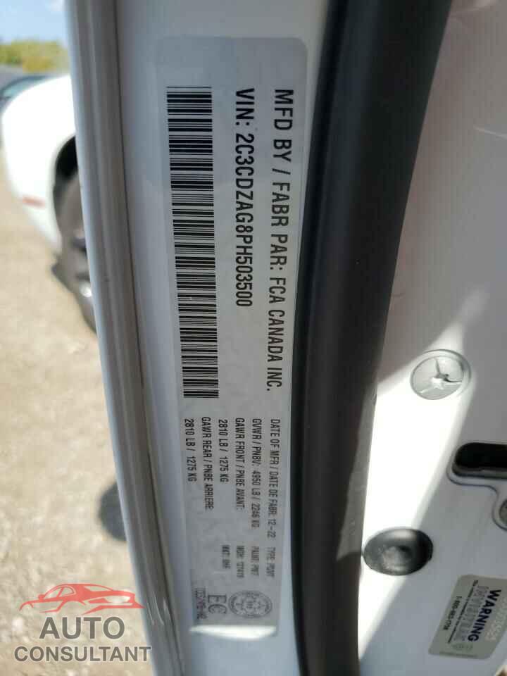 DODGE CHALLENGER 2023 - 2C3CDZAG8PH503500