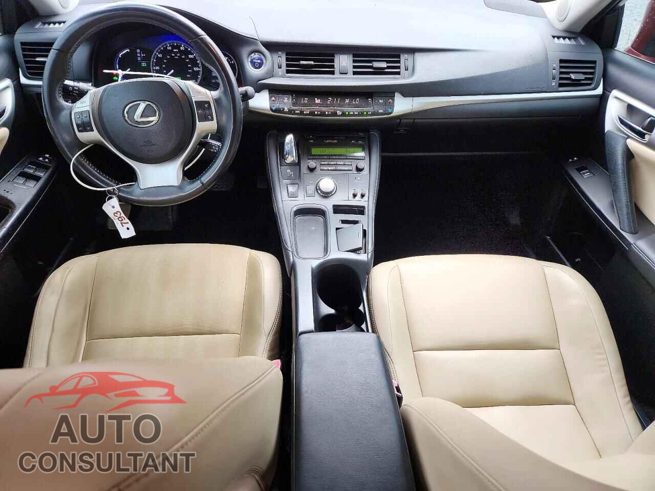 LEXUS CT 200 2011 - JTHKD5BH3B2003168