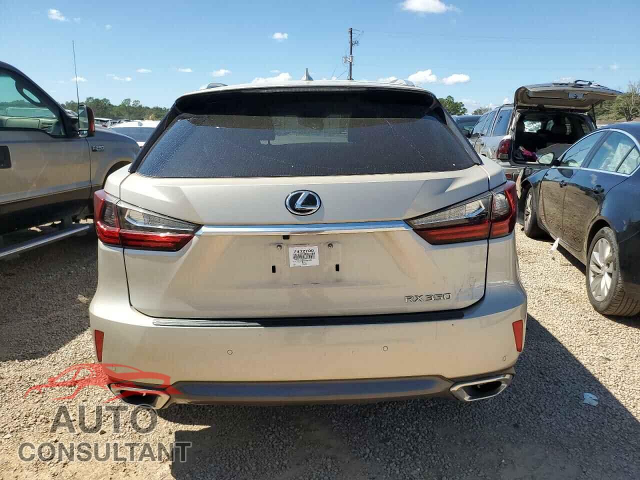 LEXUS RX350 2017 - 2T2ZZMCA8HC083053
