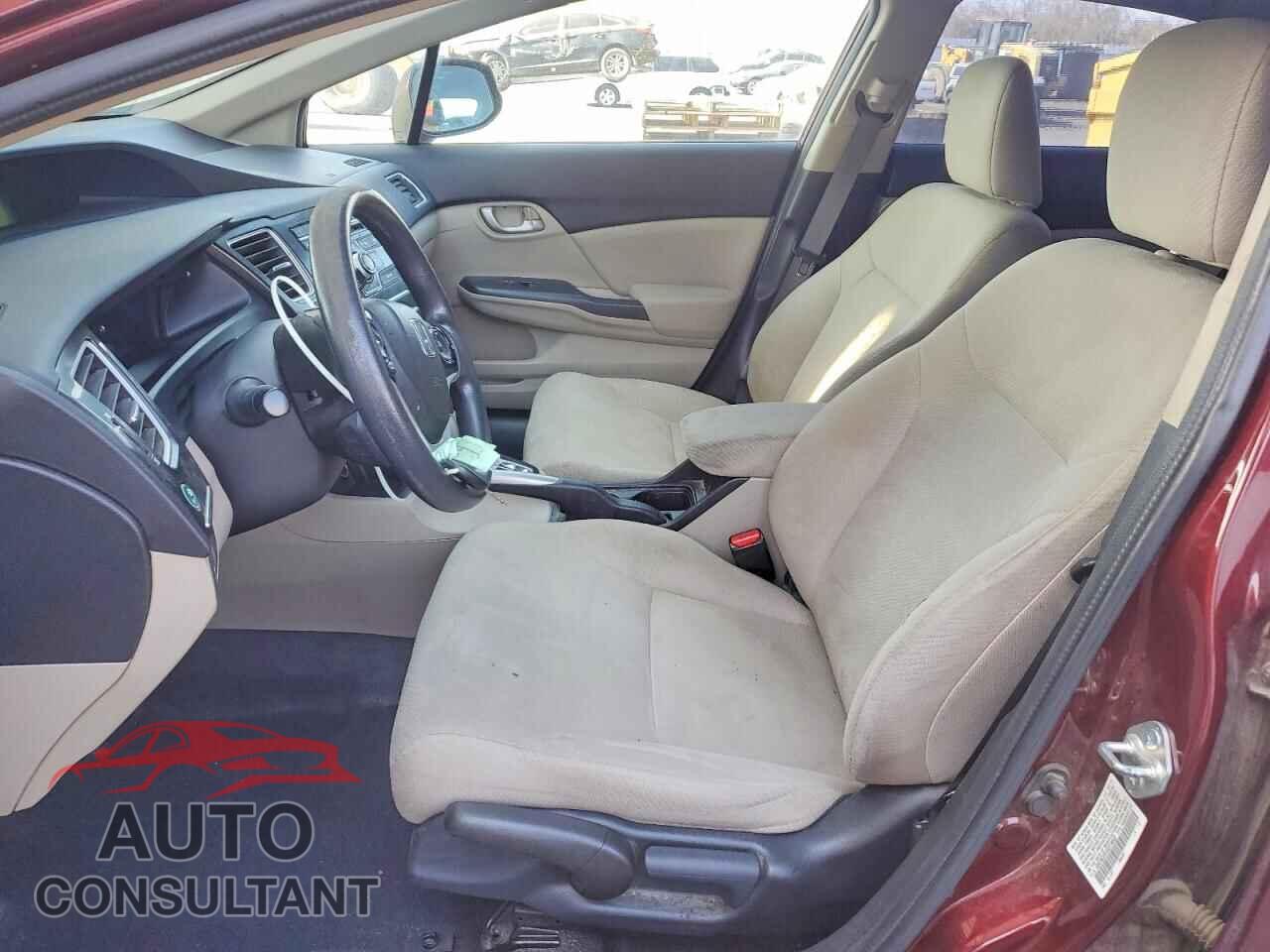 HONDA CIVIC 2013 - 19XFB2F57DE219652