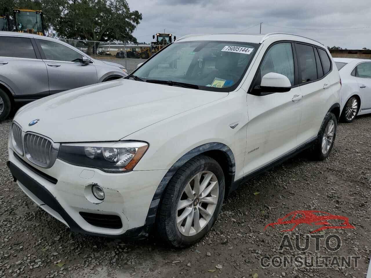 BMW X3 2016 - 5UXWZ7C57G0R31877