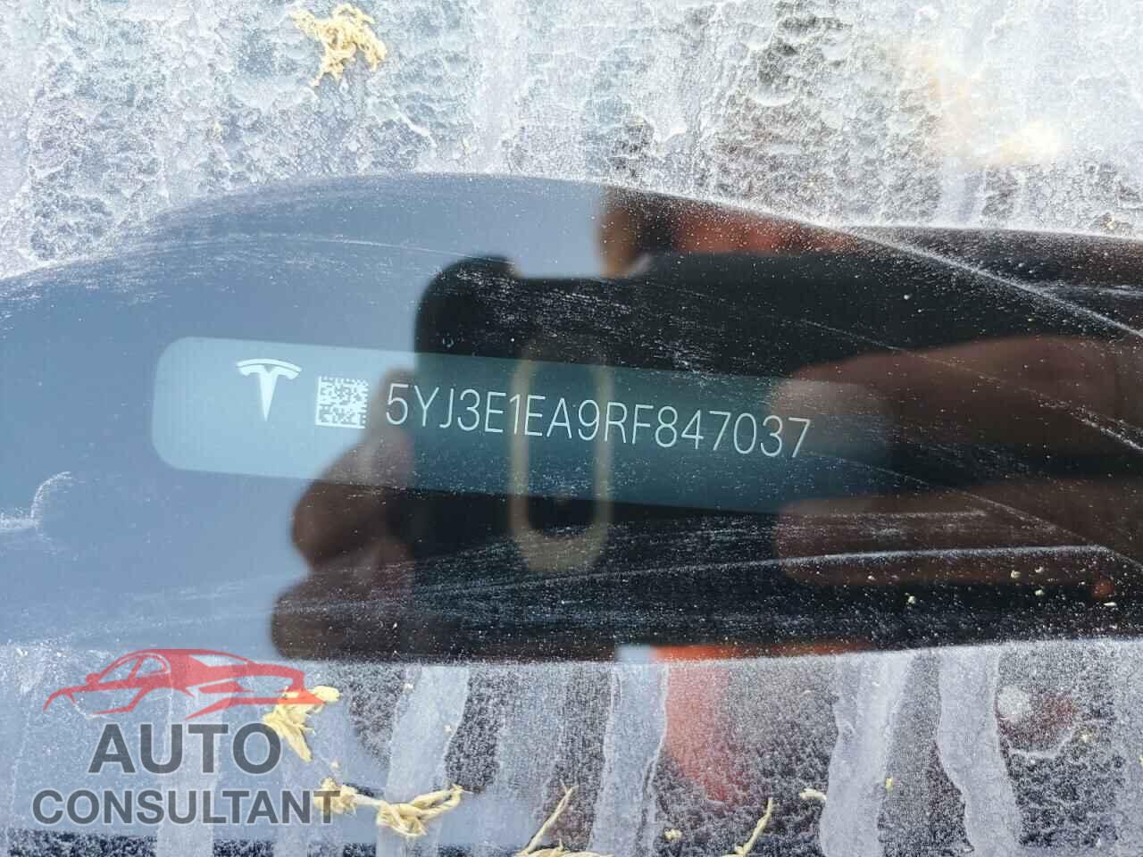 TESLA MODEL 3 2024 - 5YJ3E1EA9RF847037