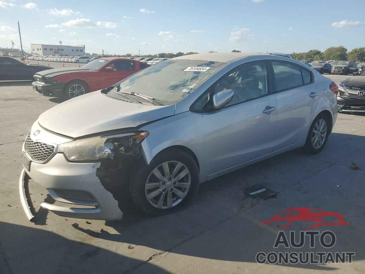 KIA FORTE 2016 - KNAFX4A65G5442590