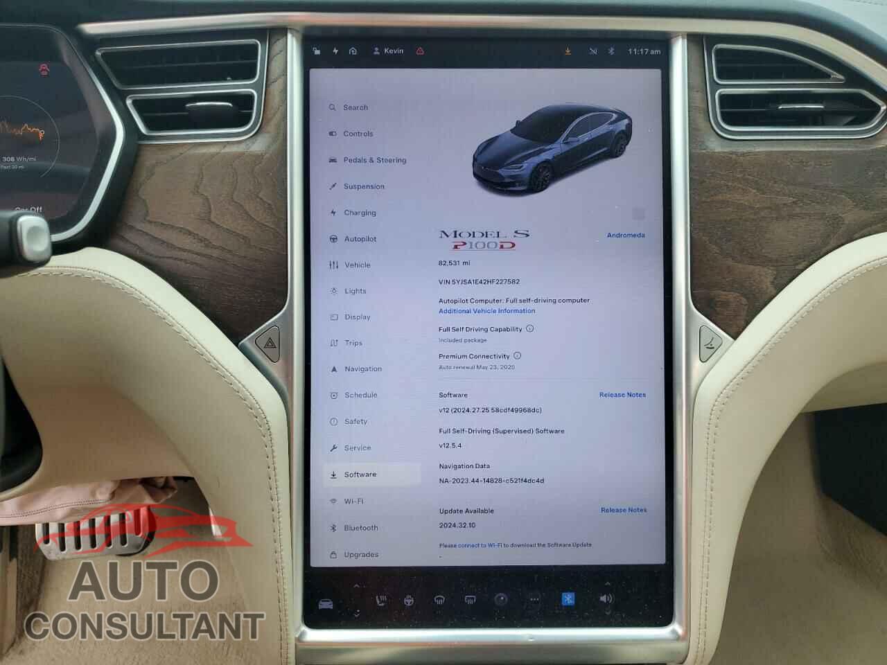 TESLA MODEL S 2017 - 5YJSA1E42HF227582