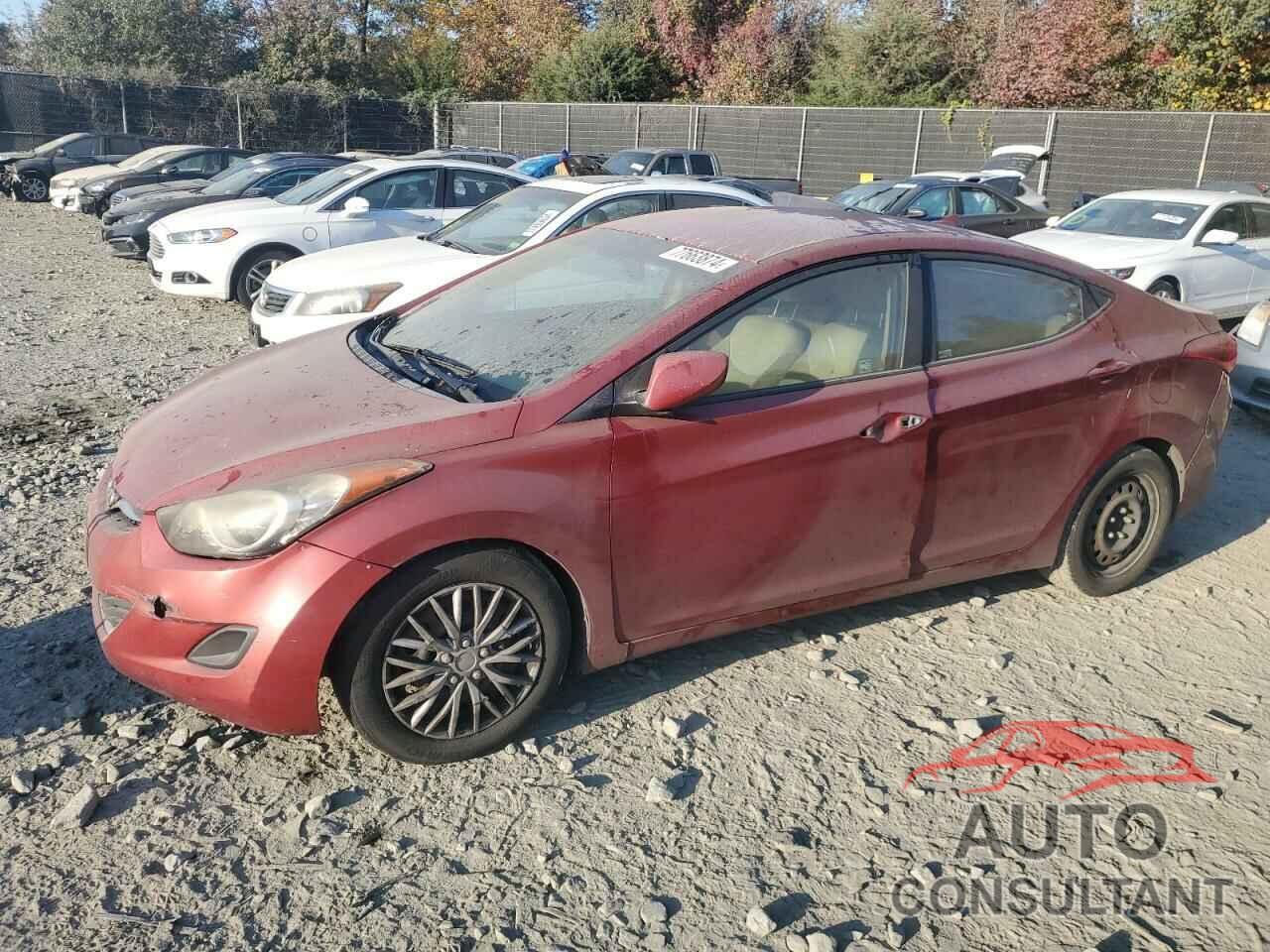 HYUNDAI ELANTRA 2012 - KMHDH4AE5CU246921