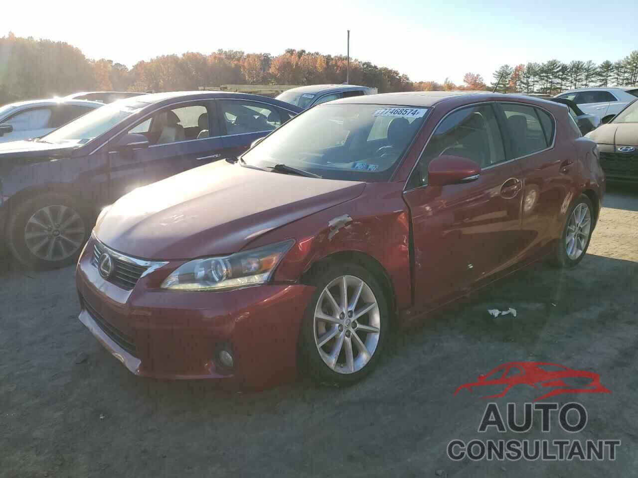LEXUS CT 200 2011 - JTHKD5BHXB2035423