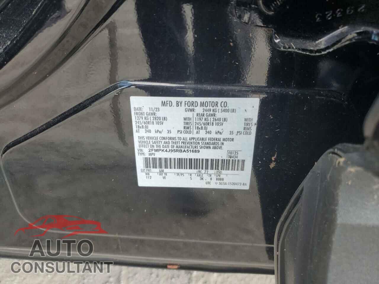 FORD EDGE 2024 - 2FMPK4J95RBA51689