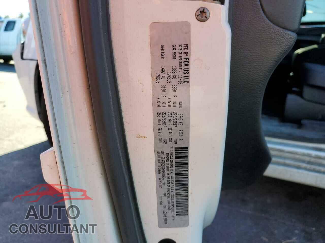 DODGE CARAVAN 2017 - 2C4RDGBG4HR636954