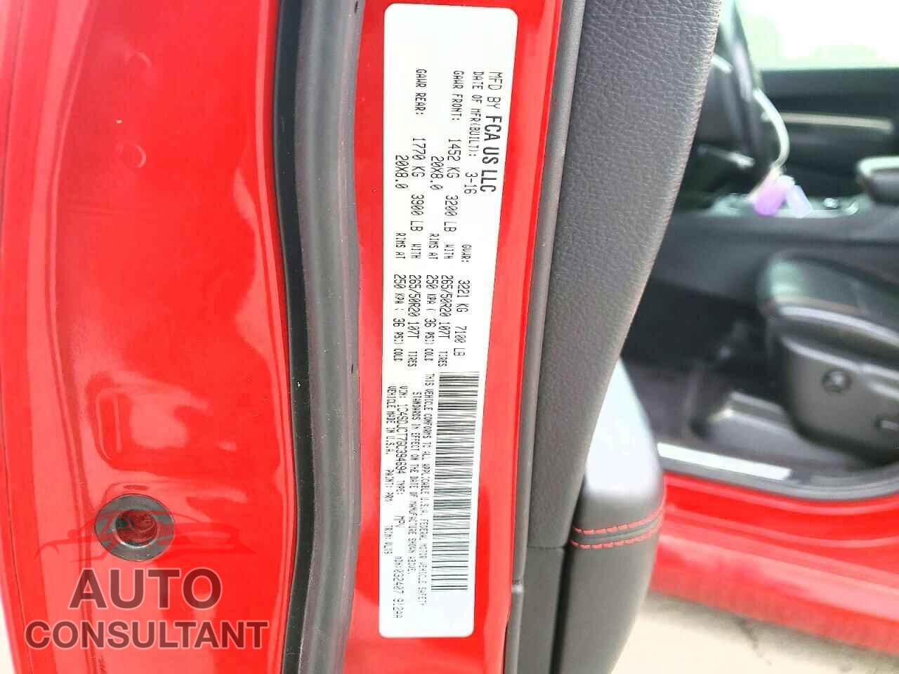 DODGE DURANGO 2016 - 1C4SDJCT7GC394694
