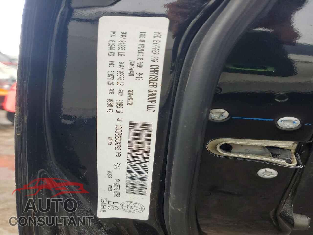 DODGE DART 2013 - 1C3CDFBA6DD343702