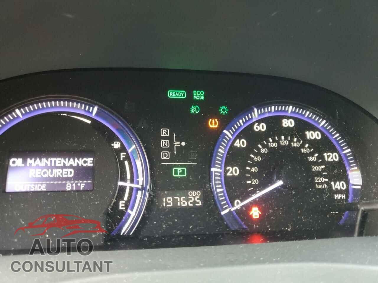LEXUS HS 2010 - JTHBB1BA2A2013125