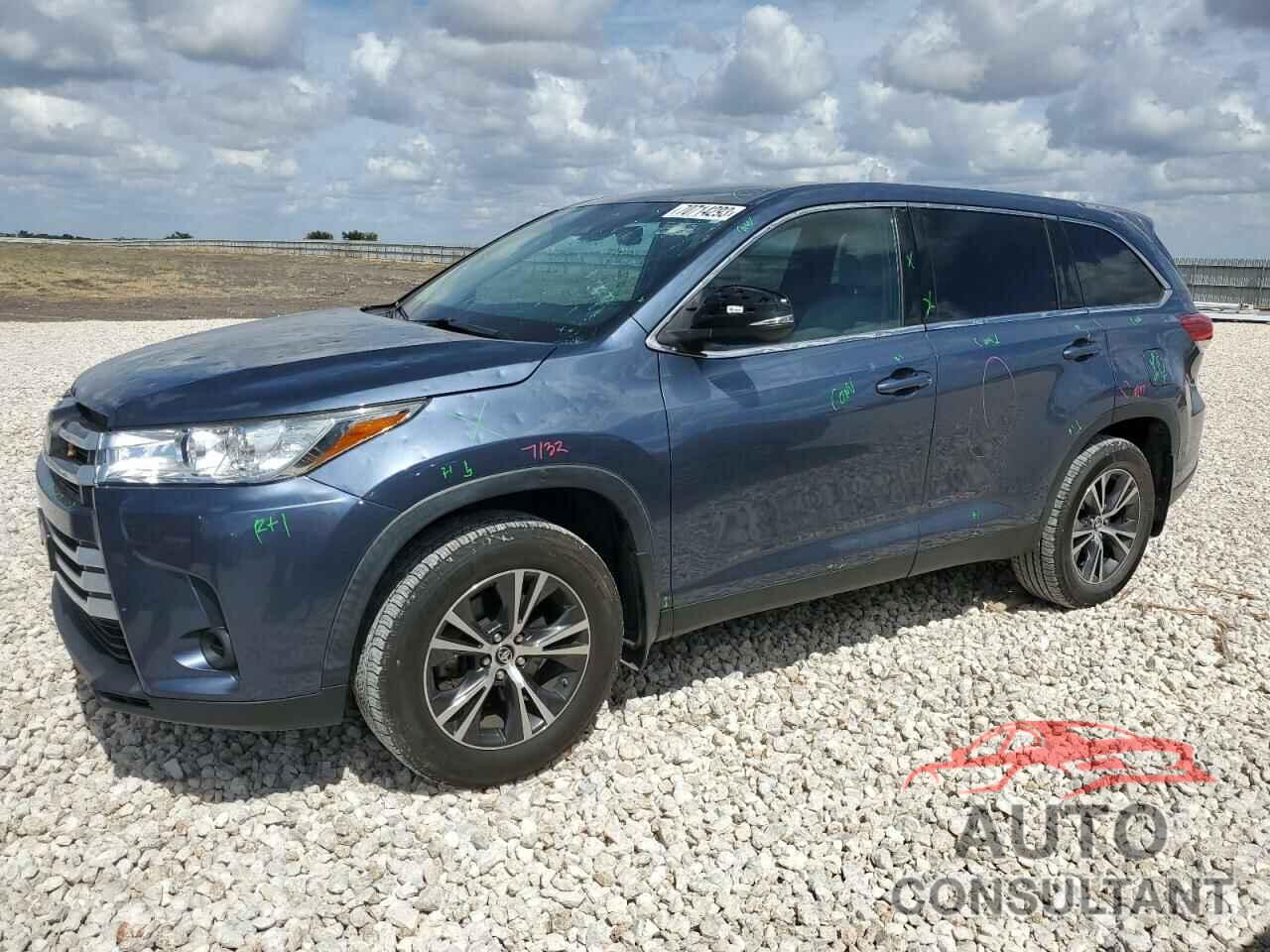 TOYOTA HIGHLANDER 2019 - 5TDZARFH3KS055175