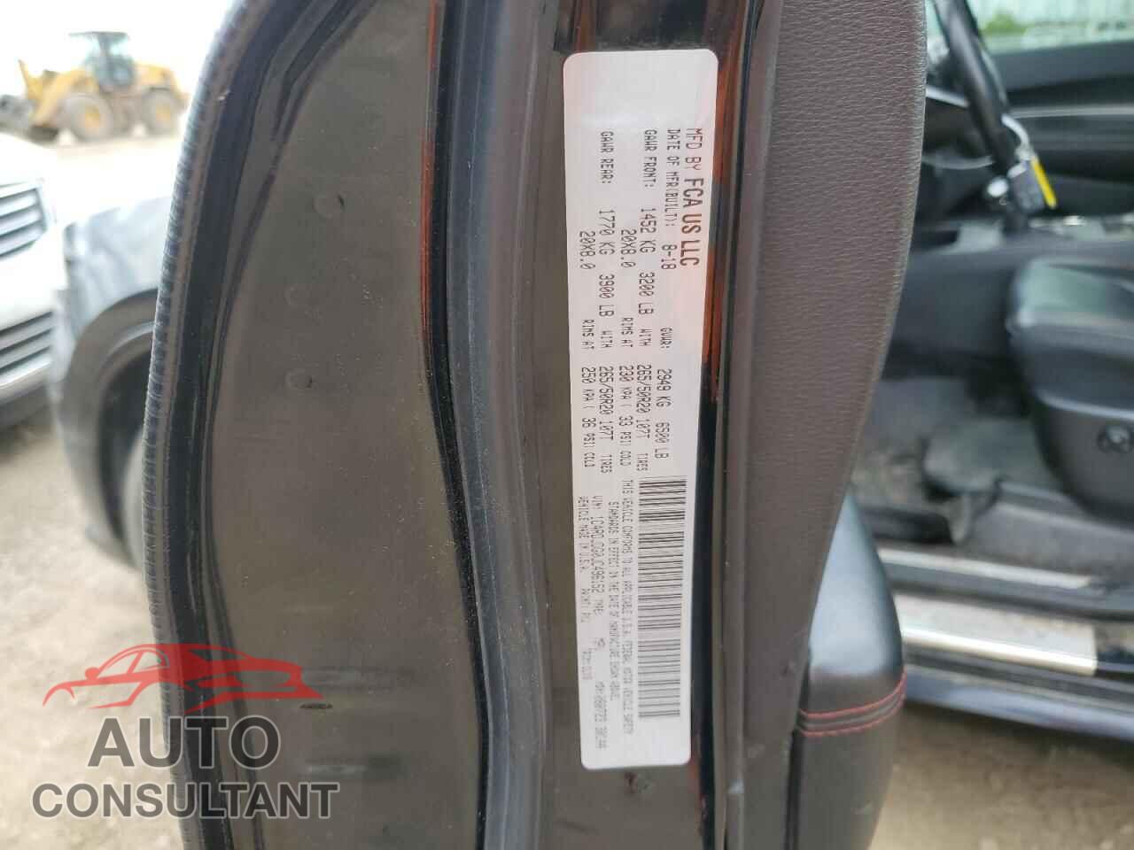 DODGE DURANGO 2018 - 1C4RDJDG0JC496152