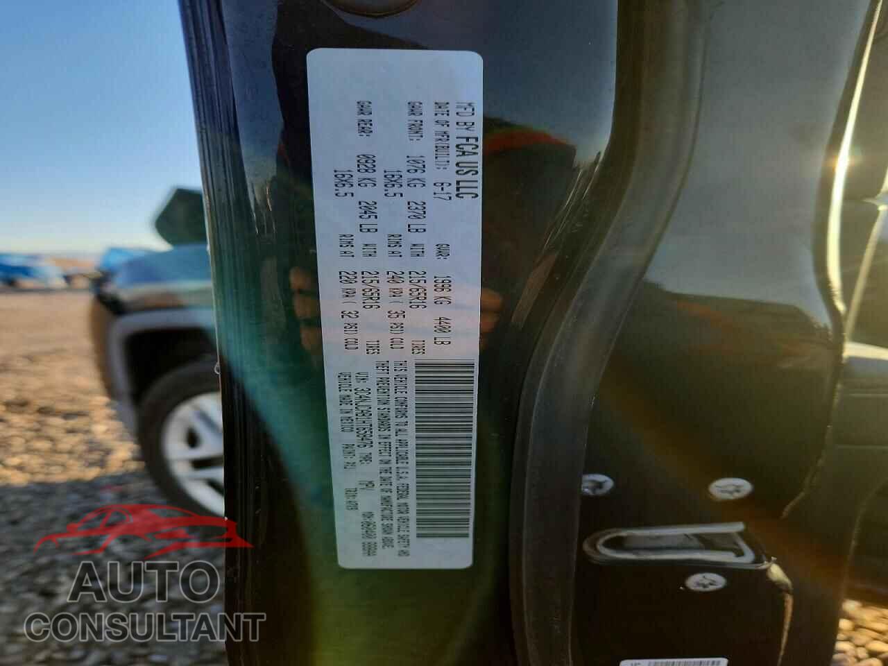 JEEP COMPASS 2017 - 3C4NJCAB1HT658476
