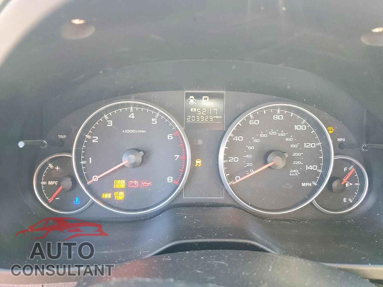 SUBARU OUTBACK 2013 - 4S4BRBCC6D3226320