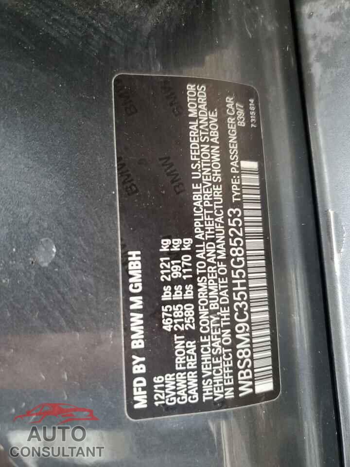 BMW M3 2017 - WBS8M9C35H5G85253