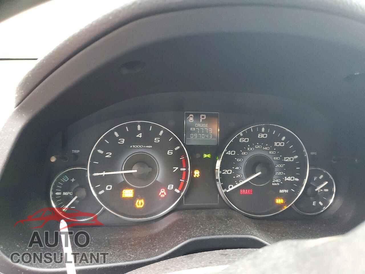 SUBARU OUTBACK 2010 - 4S4BRBBC8A3328828