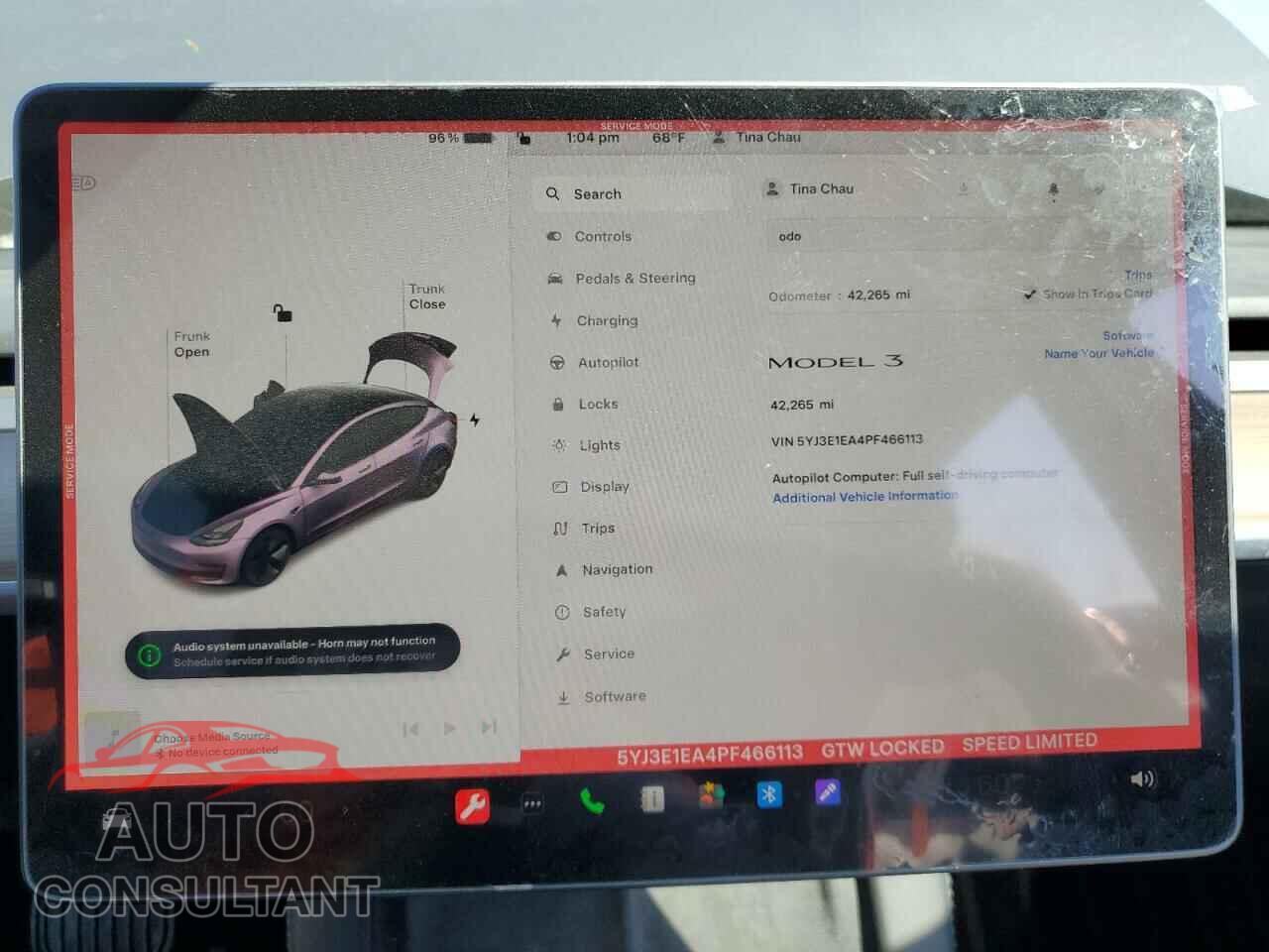 TESLA MODEL 3 2023 - 5YJ3E1EA4PF466113