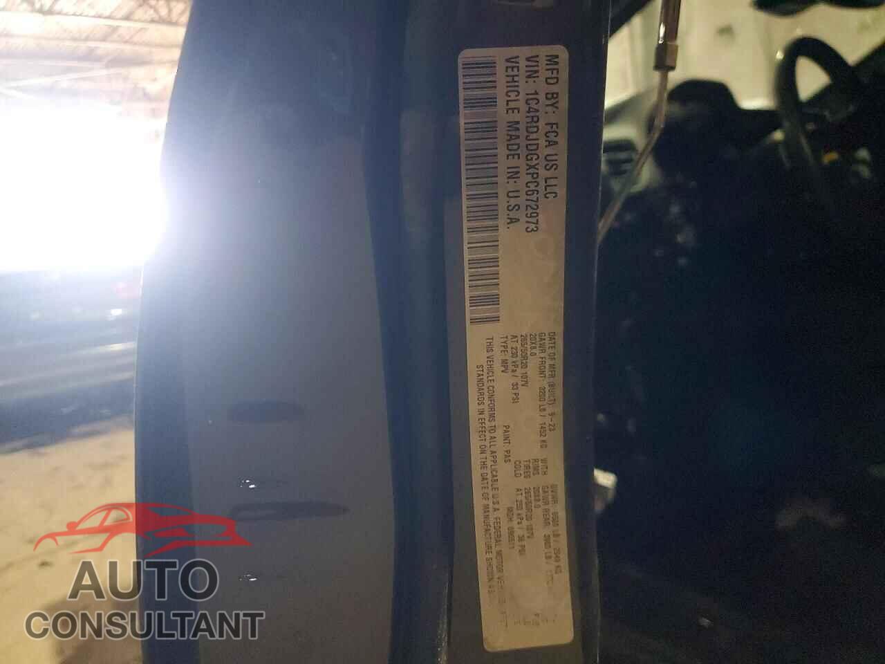 DODGE DURANGO 2023 - 1C4RDJDGXPC672973