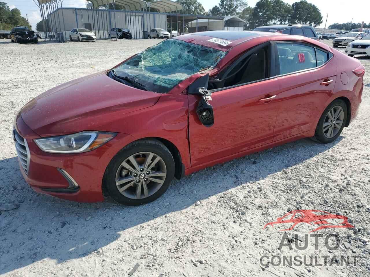 HYUNDAI ELANTRA 2018 - 5NPD84LF9JH340236