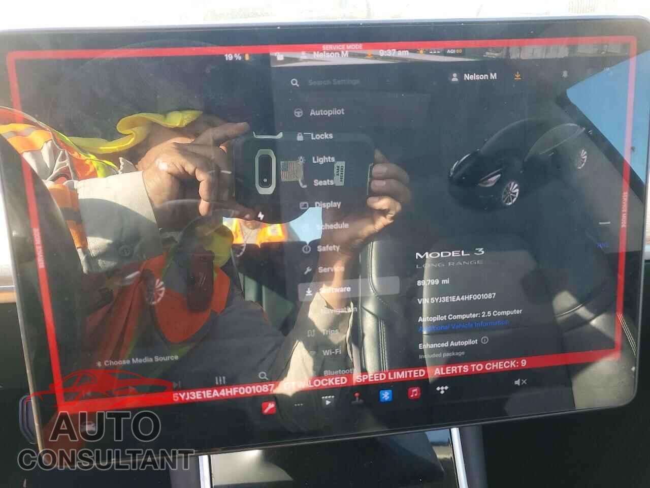 TESLA MODEL 3 2017 - 5YJ3E1EA4HF001087