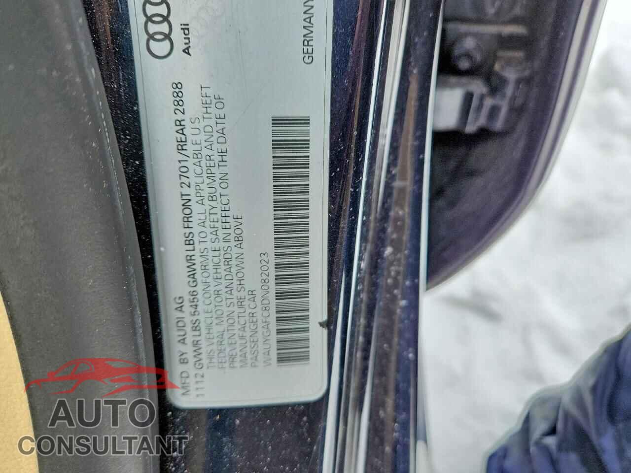 AUDI A7 2013 - WAUYGAFC8DN082023