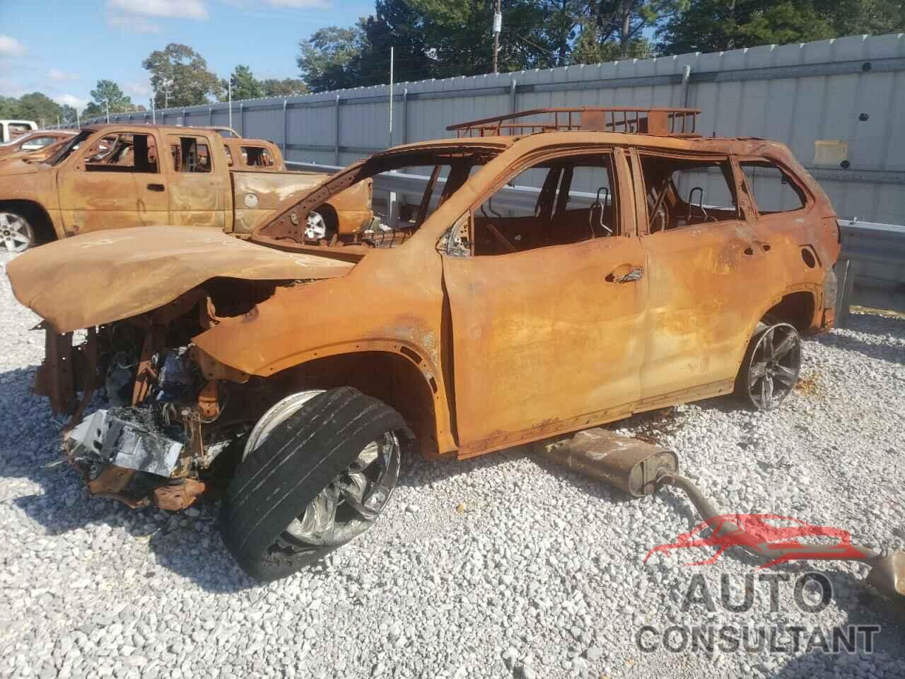 TOYOTA HIGHLANDER 2018 - 5TDYZRFH5JS271791